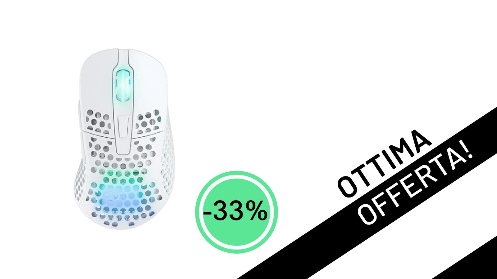 Xtrfy M4 Wireless: Il mouse gaming ultraleggero definitivo in offerta imperdibile a 89,85€!