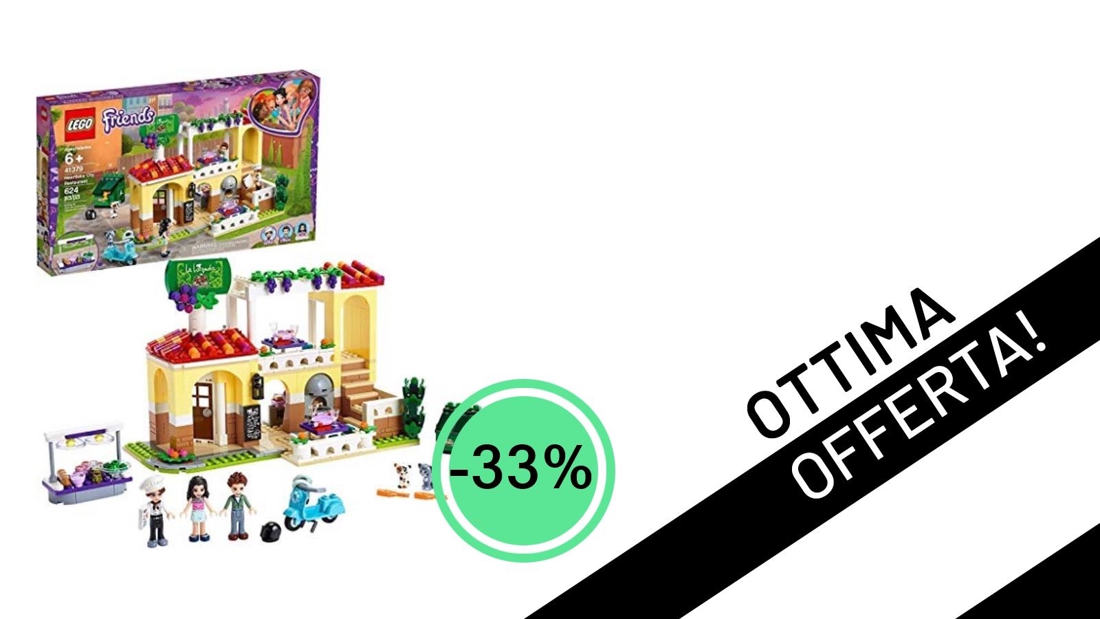 LEGO Friends Ristorante di Heartlake City: Super Sconto del 33%, solo 39,90€!