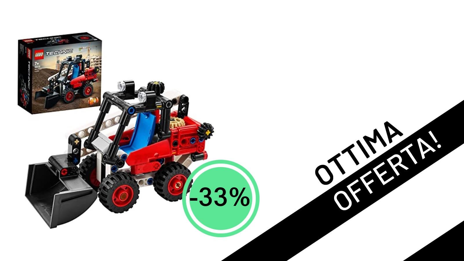 LEGO Technic Bulldozer 42116: L'Offerta Imperdibile del -33% a soli 15,60€!