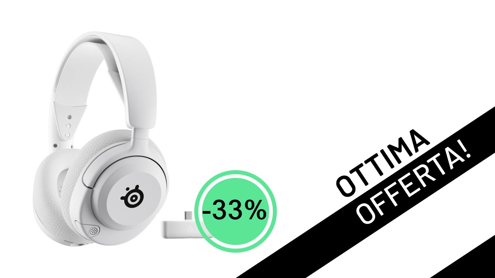 Offerta Imperdibile: Le SteelSeries Arctis Nova 5X Bianco Scontate del 33% per un Audio Gaming al Top!