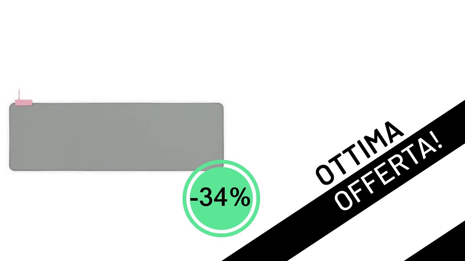 Il <strong>Razer Goliathus Estesa Chroma Quartz Rosa</strong> è in offerta: stile e precisione a un prezzo imperdibile!