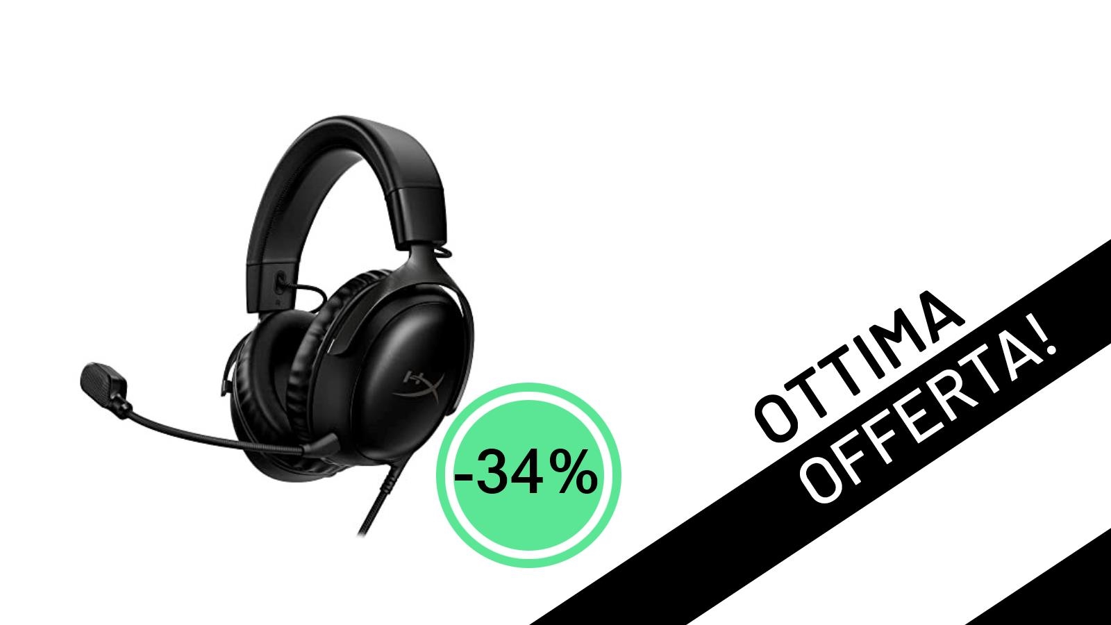Le cuffie HyperX Cloud III in super offerta: il gaming non è mai stato così conveniente!
