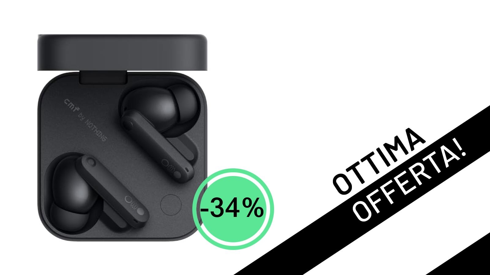 Offerta Lampo: CMF by Nothing Buds Pro 2 con Audio HiFi e ANC a un prezzo incredibile!