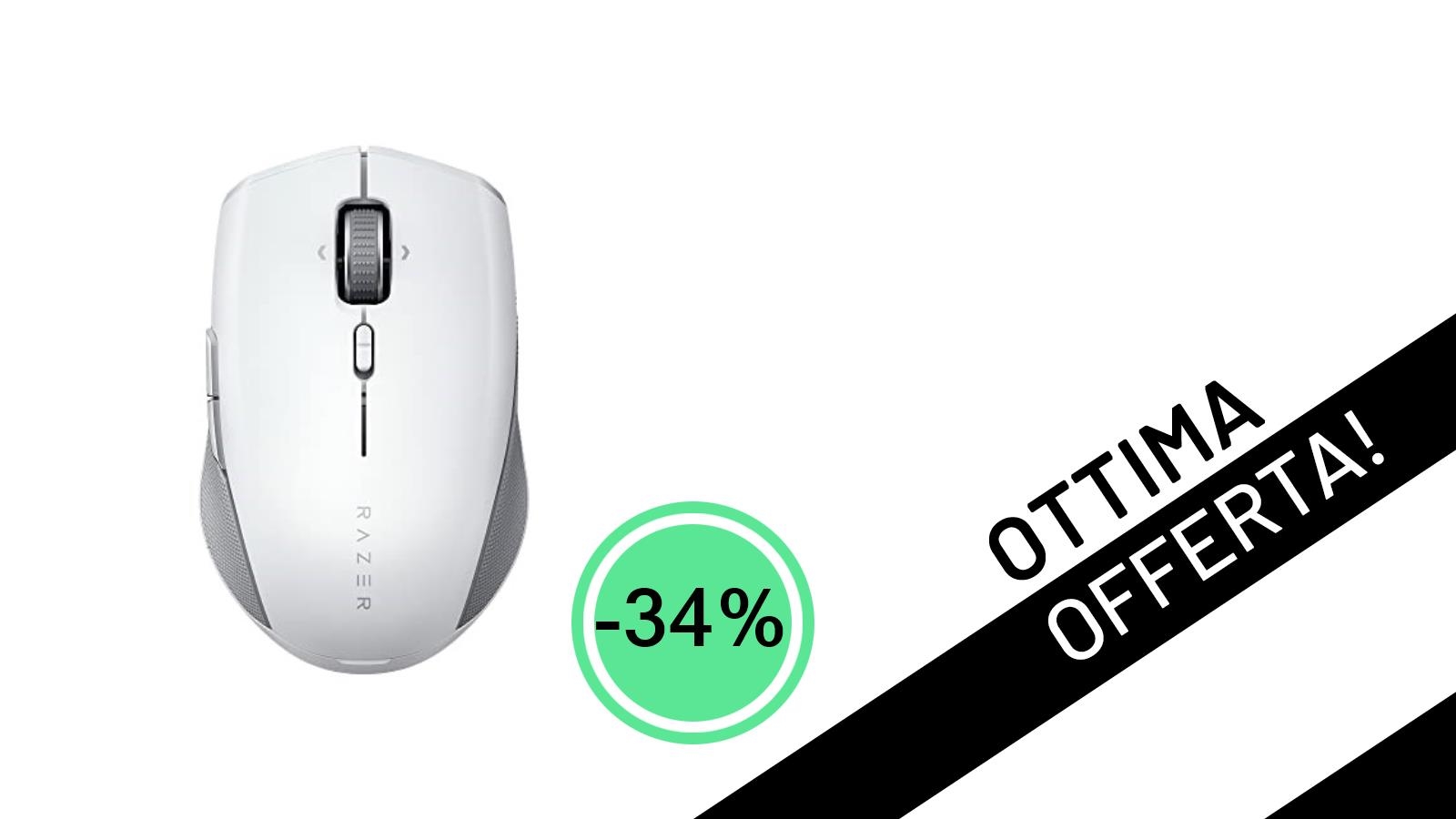 Razer Pro Click Mini: Il Mouse Wireless per Produttività e Gaming al Minimo Storico con il -34%!