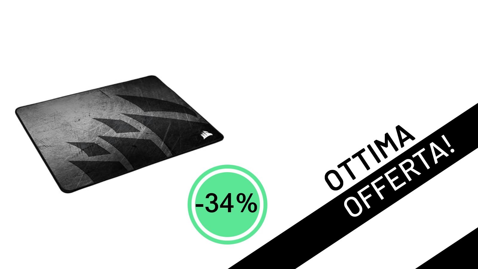 Il mouse pad Corsair MM300 PRO Gaming è in offerta imperdibile: qualità premium a soli 14,99€!