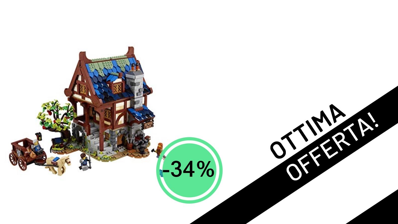 Un Affare Imperdibile! Il LEGO® Ideas 21325 Le forgeron médiéval crolla del 34% a soli 187,95€!