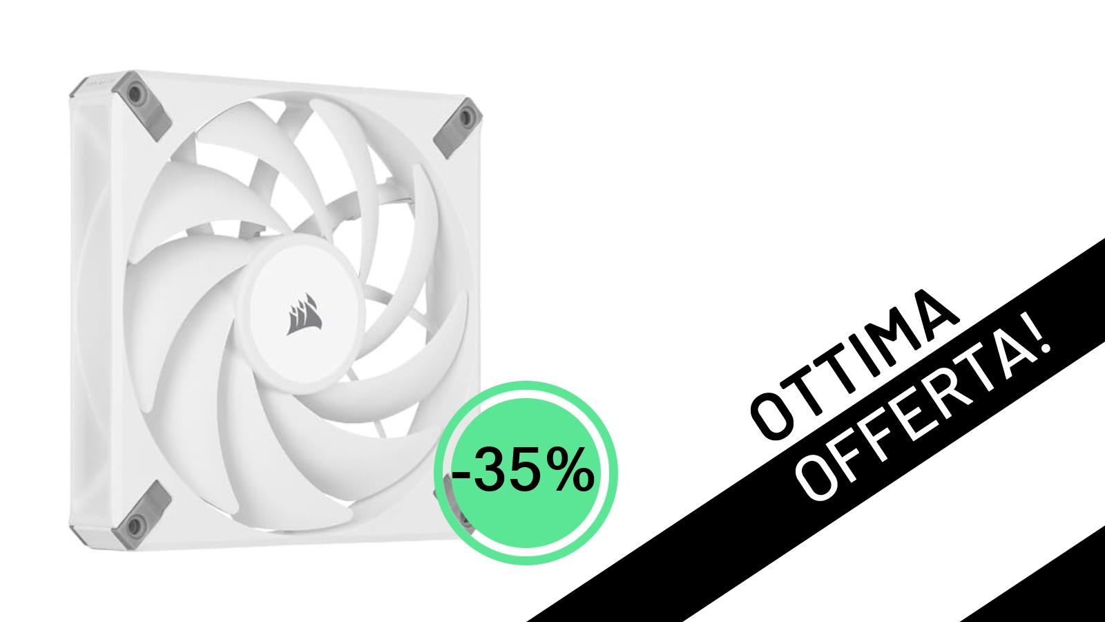 Raffreddamento al top a prezzo stracciato: la ventola Corsair AF140 ELITE a soli 16,90€!