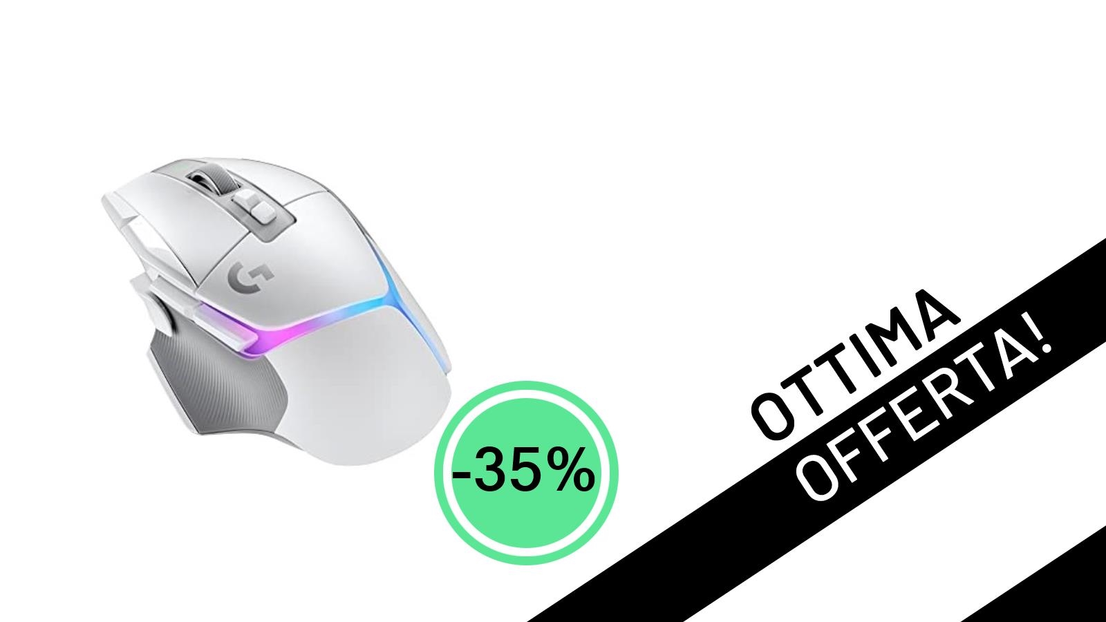 Offerta Esclusiva: Il Mouse Gaming Logitech G G502 X Plus Scontato del 35%!