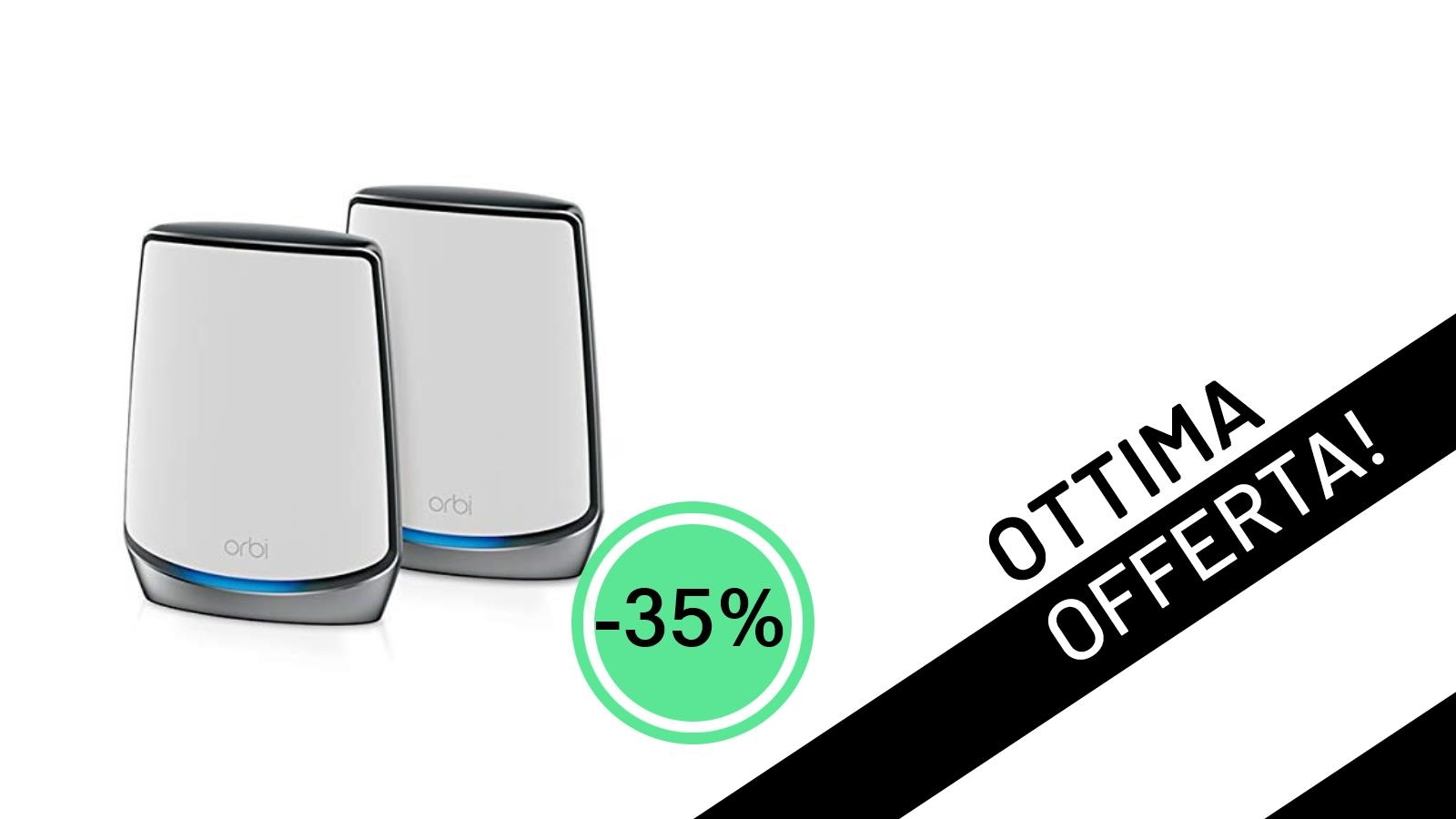 Rivoluziona il tuo Wi-Fi: NETGEAR Orbi RBK852-100EUS con uno sconto incredibile del 35%!