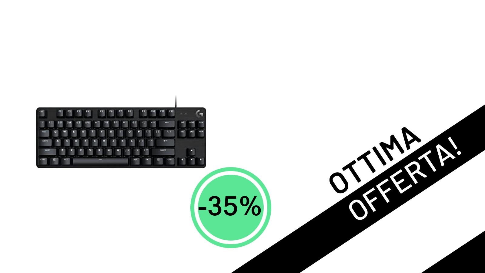 Logitech G G413 TKL SE: La Tastiera Meccanica Gaming al Minimo Storico con il 35% di Sconto!