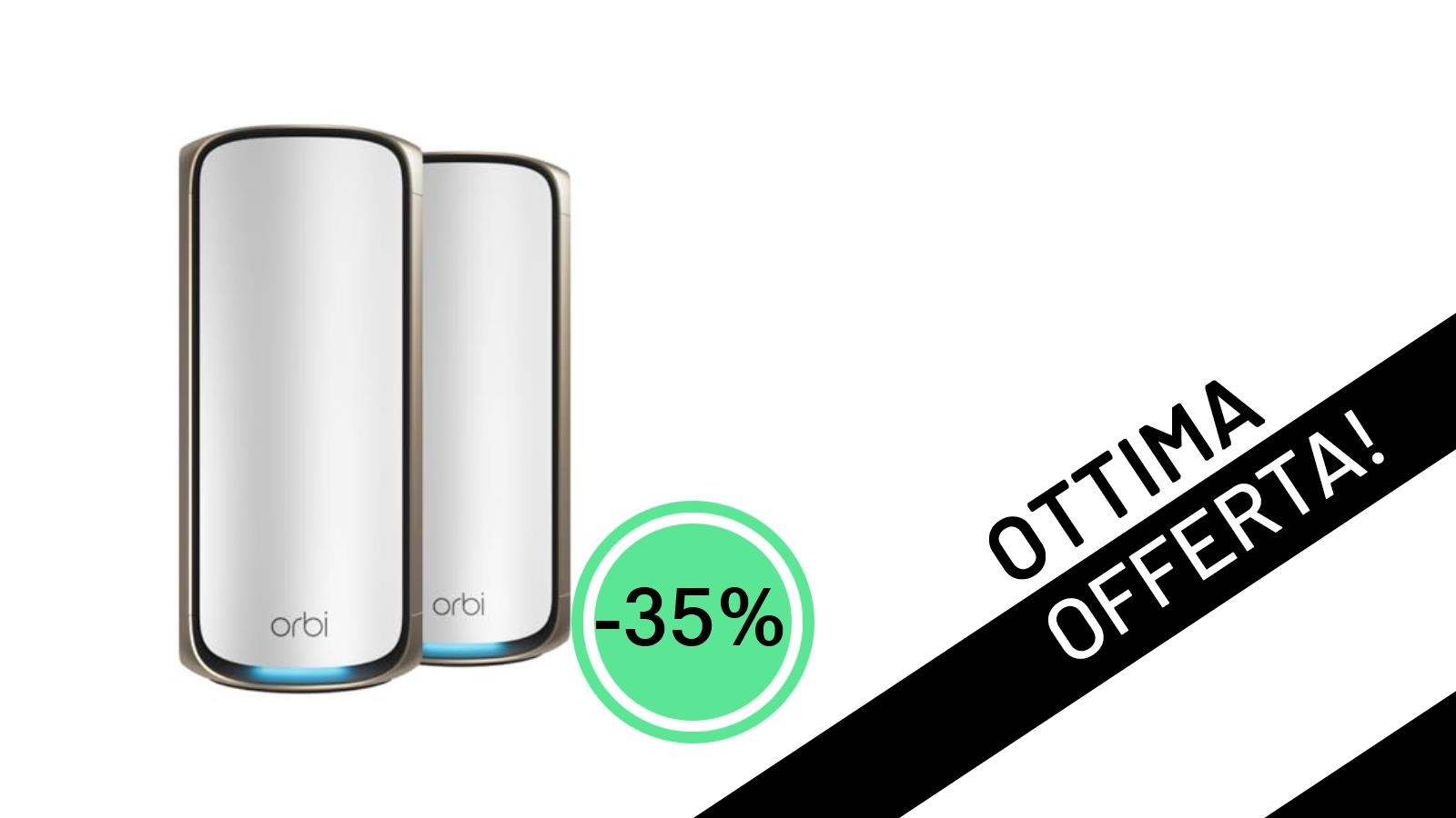 Offerta Imperdibile: NETGEAR Orbi WiFi 7 Black Edition con Sconto del 35%!