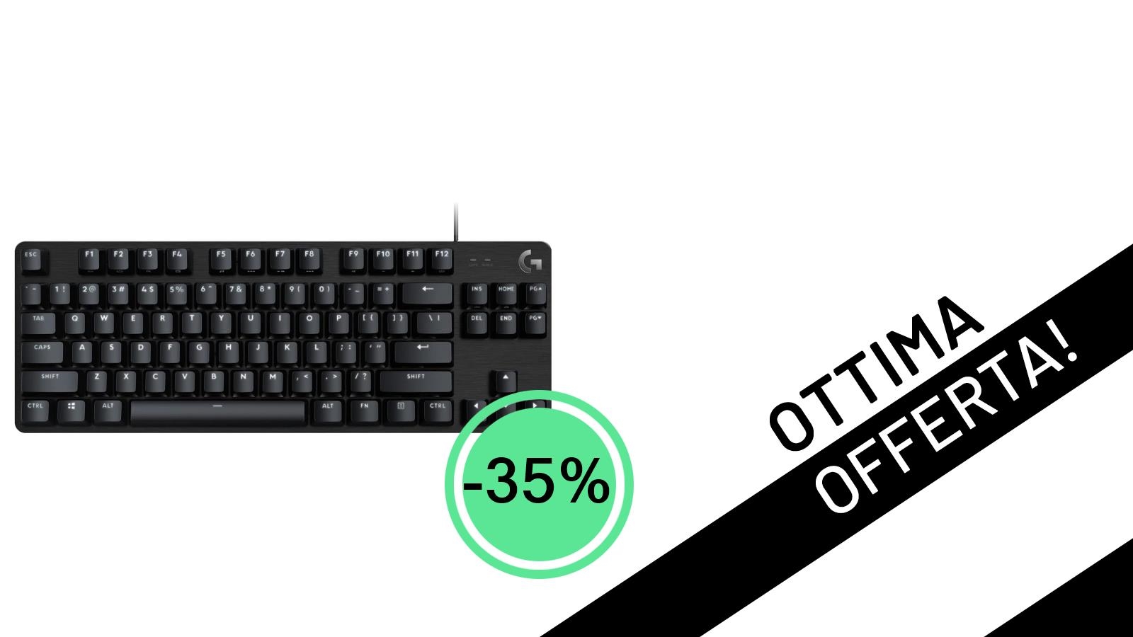 Logitech G G413 TKL SE: La Tastiera Meccanica Gaming al Minimo Storico con il 35% di Sconto!