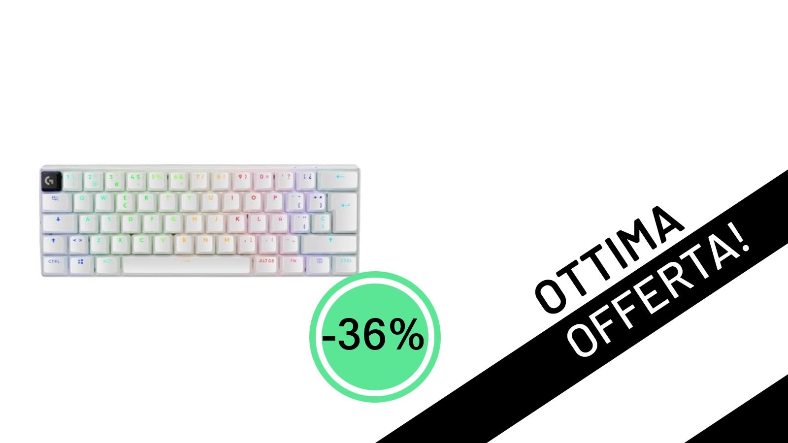 Logitech G PRO X 60 LIGHTSPEED: La Tastiera Gaming Definitiva Scontata del -36%!