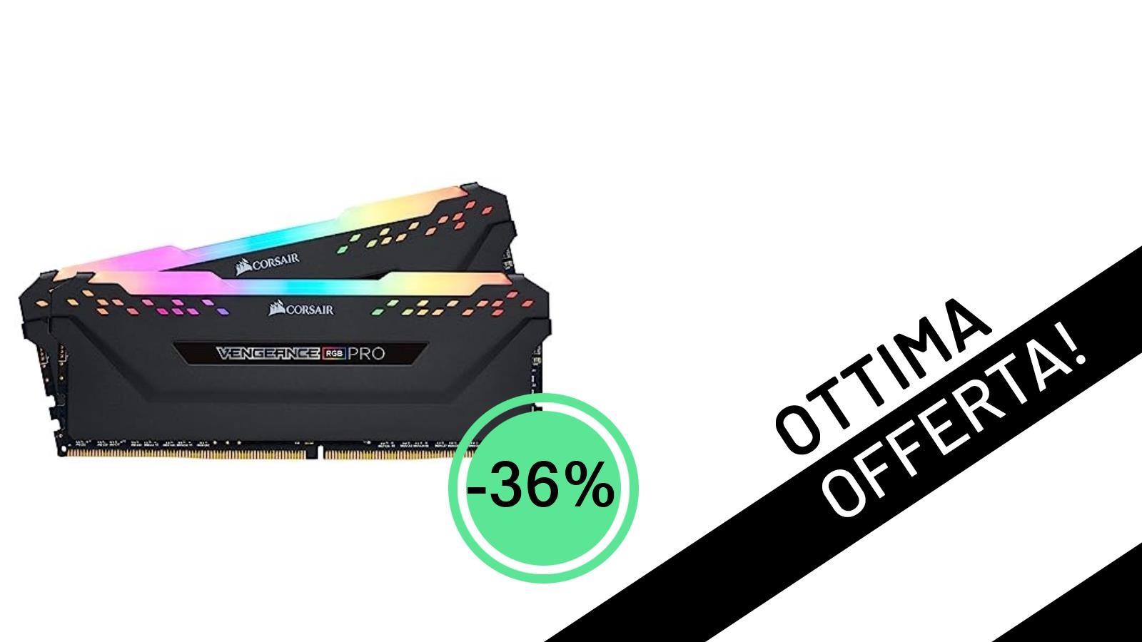 Un'occasione Imperdibile: Corsair Vengeance RGB PRO in Sconto del 36%!