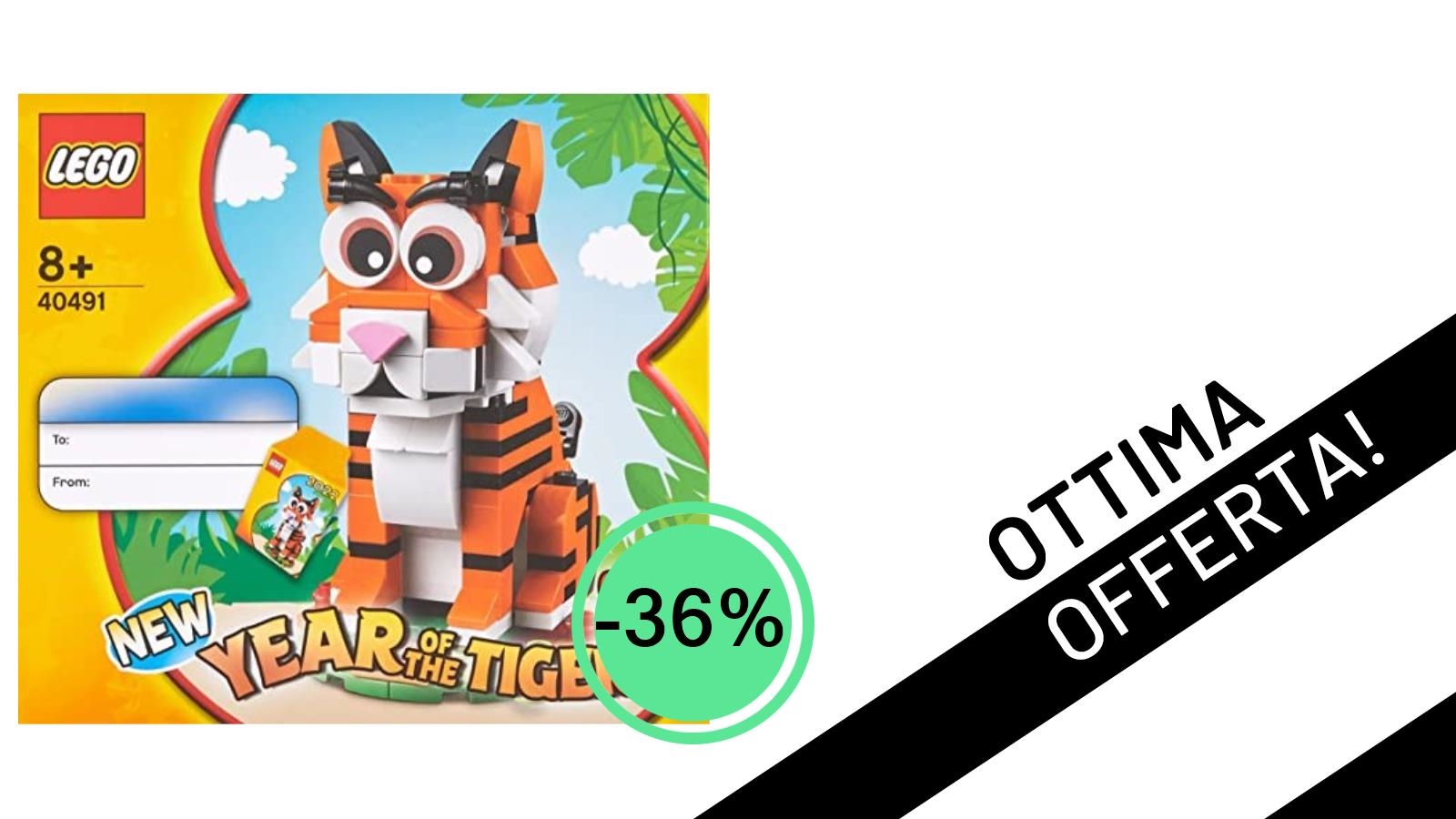 LEGO Anno della Tigre: Un Affare da Non Credere con il -36% a soli 22,49€!