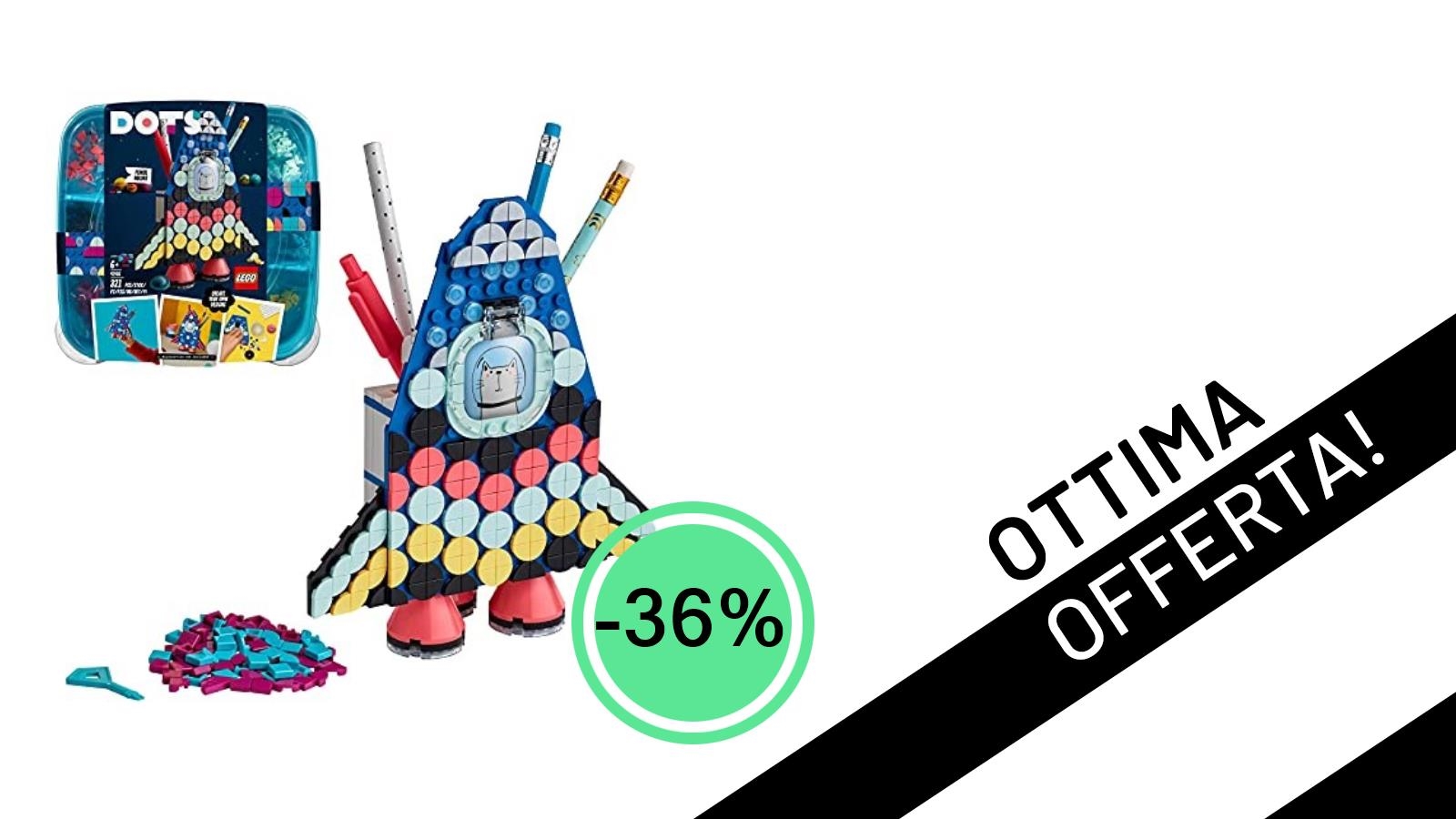 LEGO DOTS Portamatite: Scatena la Creatività con il -36% di Sconto, solo 20,68€!