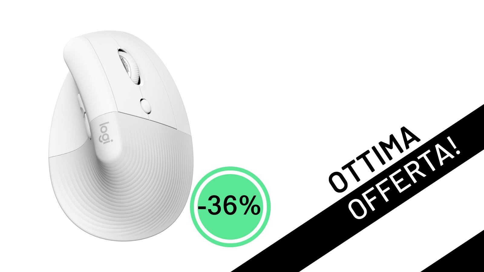 Mouse Gaming Ergonomico Logitech Lift: L'Offerta Imperdibile del -36% a Soli 44,99€!