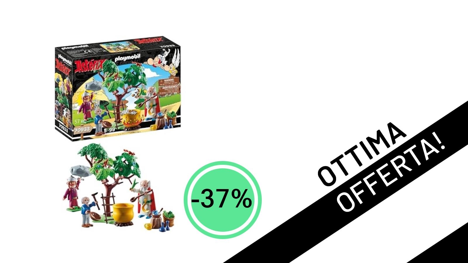 PLAYMOBIL Asterix: Panoramix e la Pozione Magica in Offerta Shock a 16,00€!