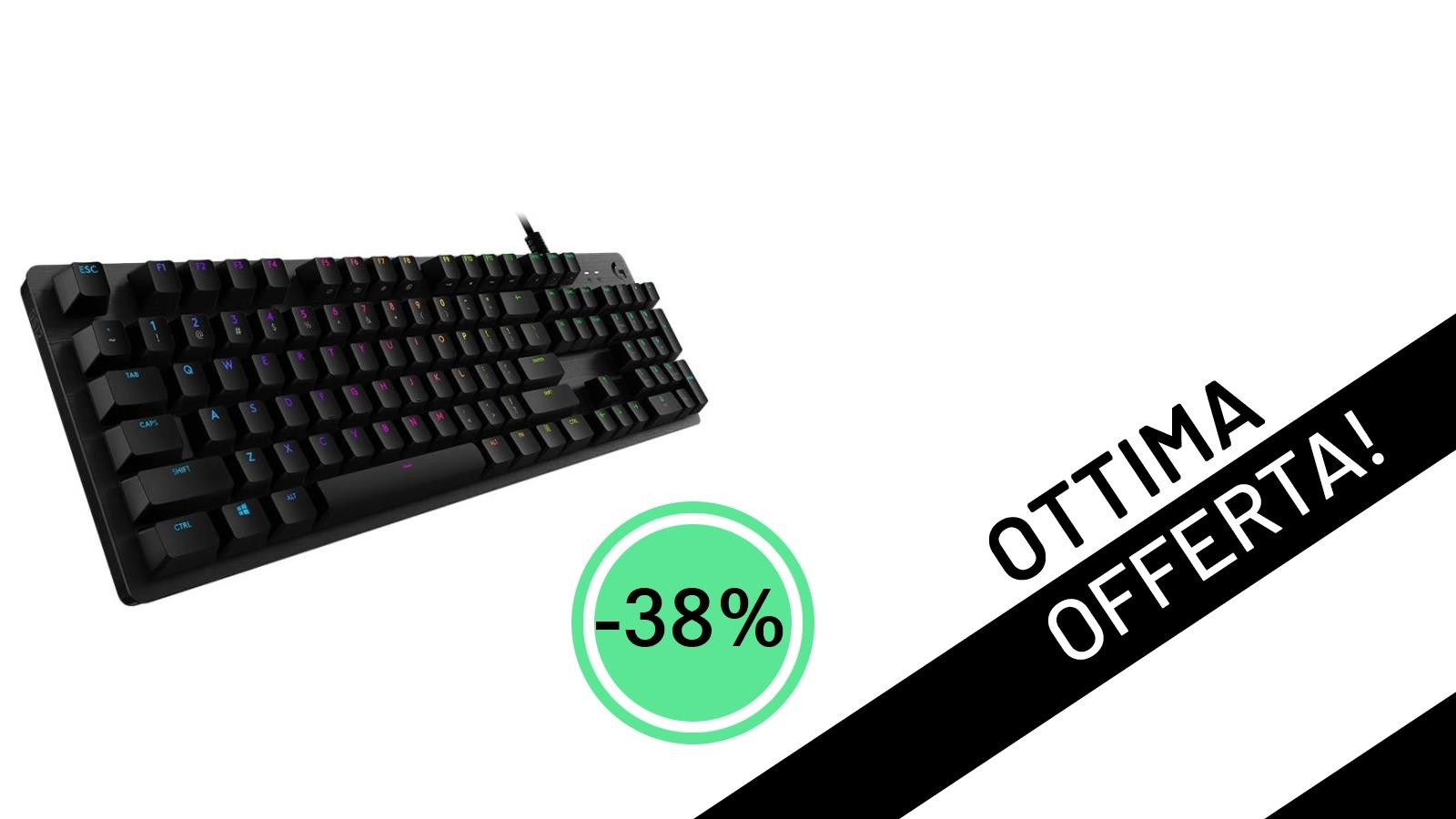 Logitech G512 Gaming: L'Offerta che Stavi Aspettando con il 38% di Sconto!