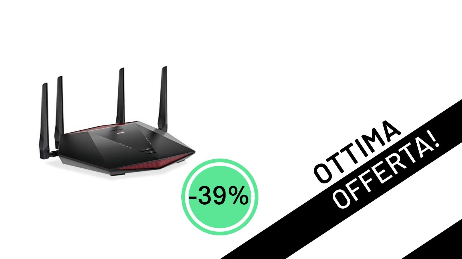 NETGEAR Nighthawk XR1000: Il Router WiFi 6 Pro Gaming a un Prezzo Mai Visto con uno Sconto del -39%!