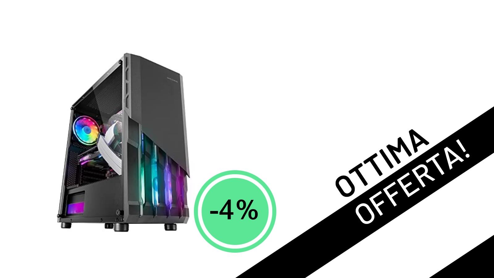 Offerta imperdibile: Il case Mars Gaming MC-X2 con FRGB e finestra laterale a meno di 50€!