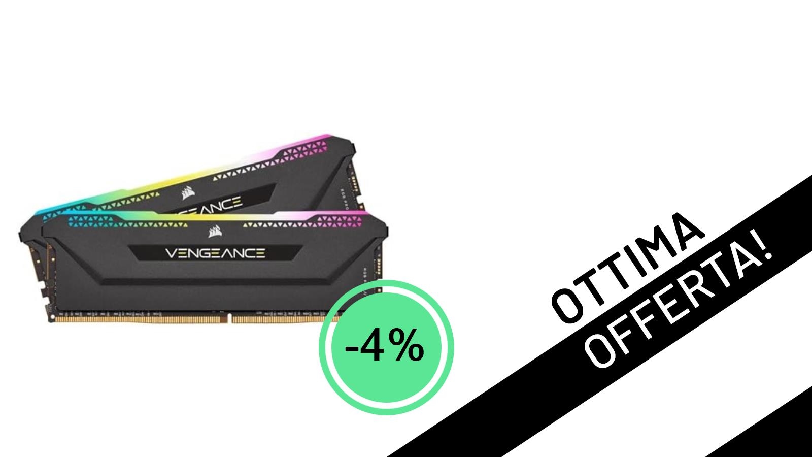 RAM al top per Ryzen: Le CORSAIR VENGEANCE RGB PRO SL 16GB a un prezzo mai visto!