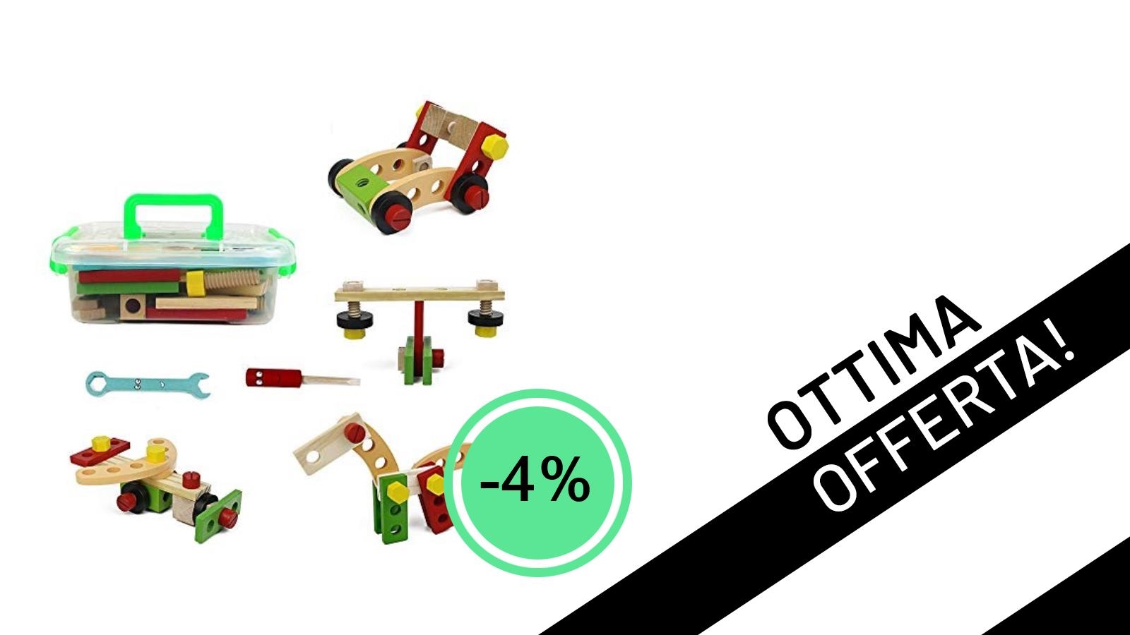 Symiu Blocchi in Legno: L'offerta imperdibile per la creatività dei tuoi bambini, ora al 4% di sconto!