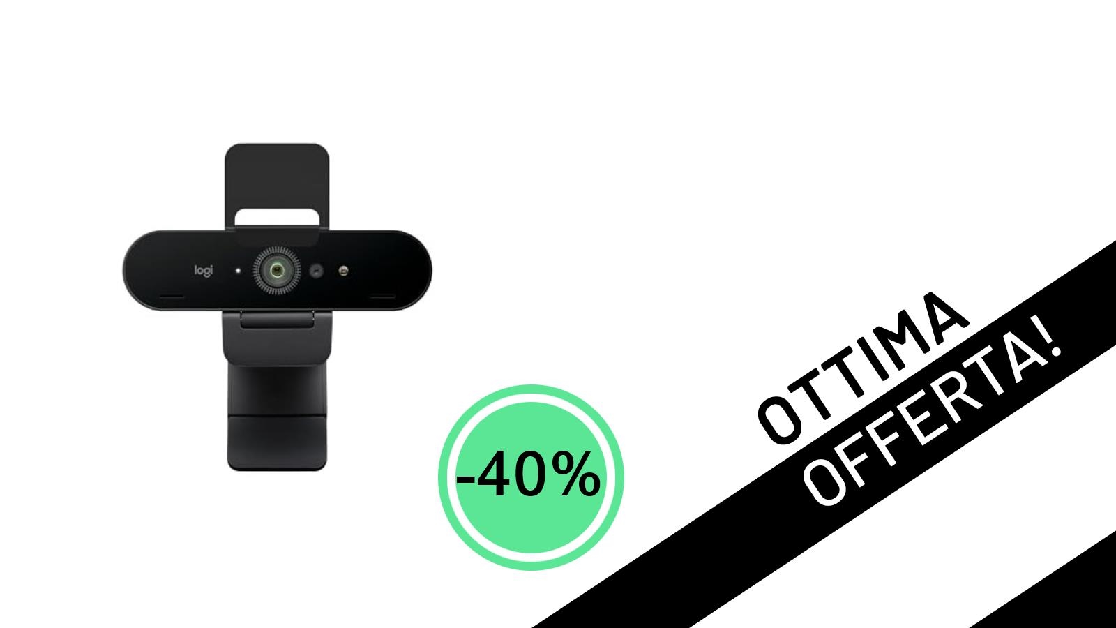Logitech Brio 4K: La Webcam Premium per Business Ora a Soli 112,99€ con il -40%