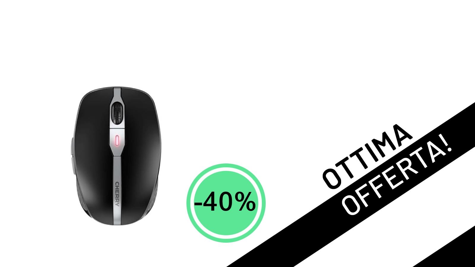 CHERRY MW 9100: Il Mouse Gaming Wireless Premium Scontato del 40% a soli 29,99€!