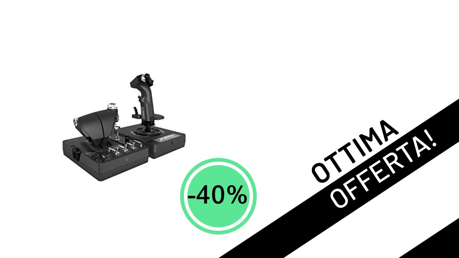 Sconto Esplosivo del 40% sul Logitech G X56 HOTAS: Vola Verso il Realismo a un Prezzo Incredibile!