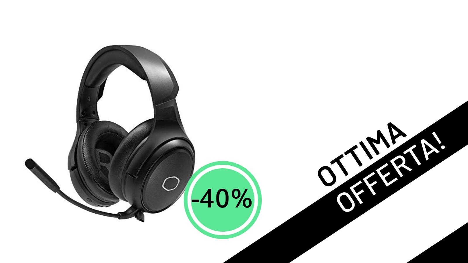 Cuffie Gaming Cooler Master MH670 Wireless: Un Affare Imperdibile con il 40% di Sconto!