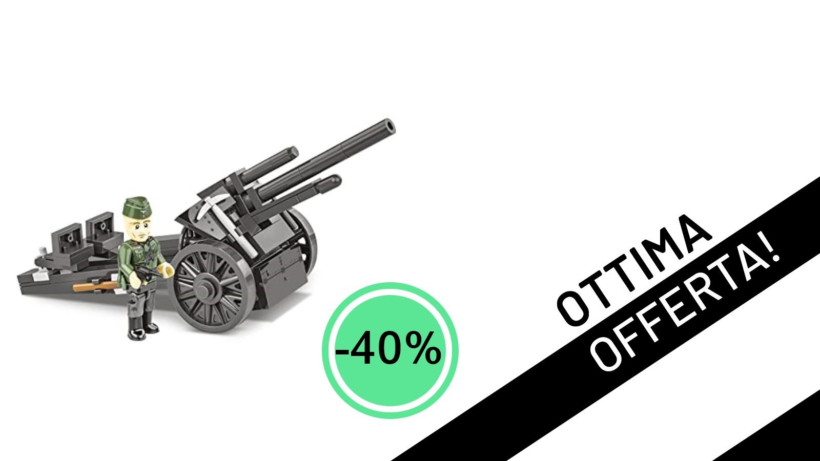 Offerta Imperdibile: Il COBI leFH 18 della Seconda Guerra Mondiale a soli 14,27€!