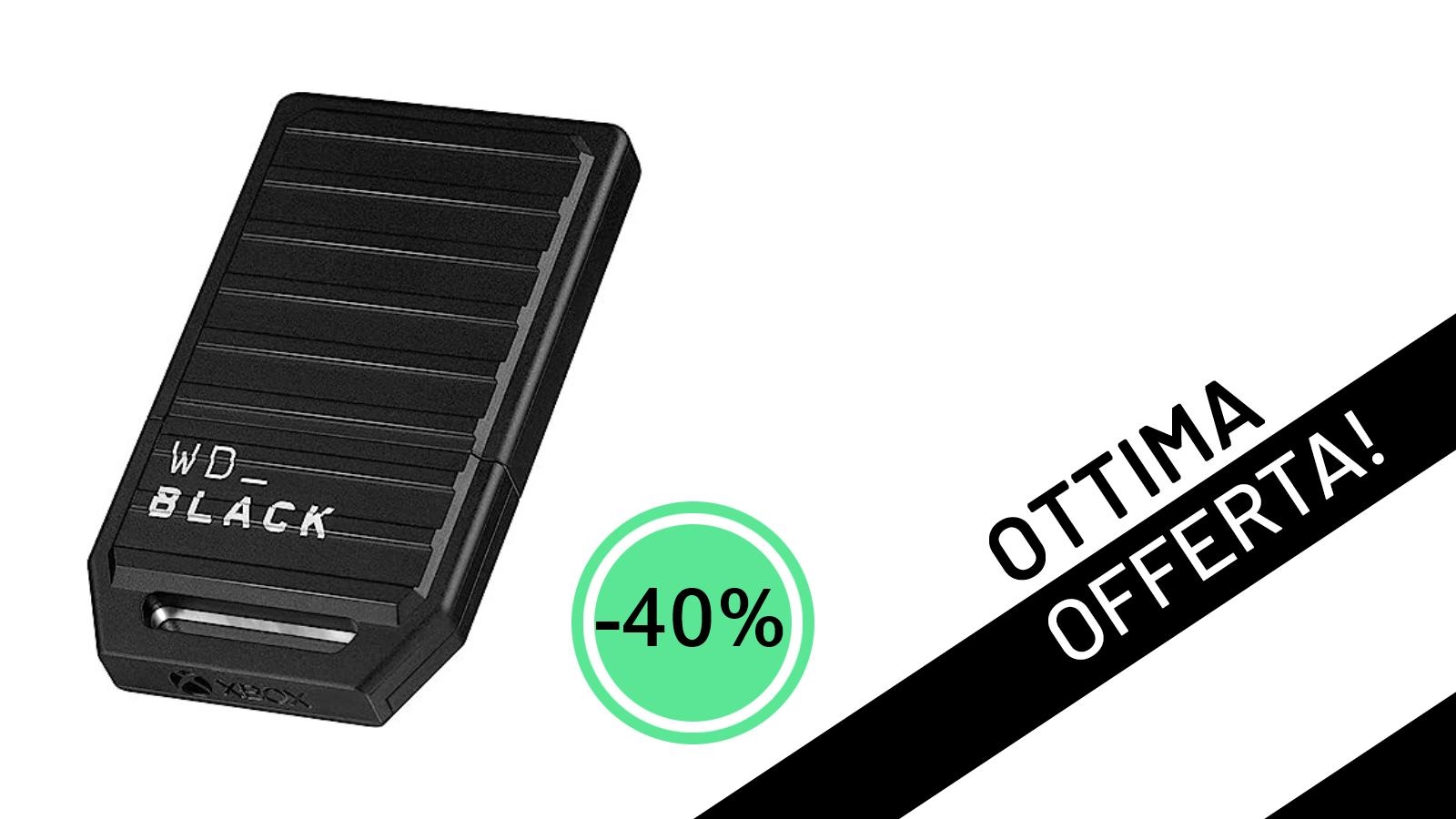 Offerta Imperdibile: Espandi la tua Xbox Series X|S con WD_BLACK C50 1TB al -40%!