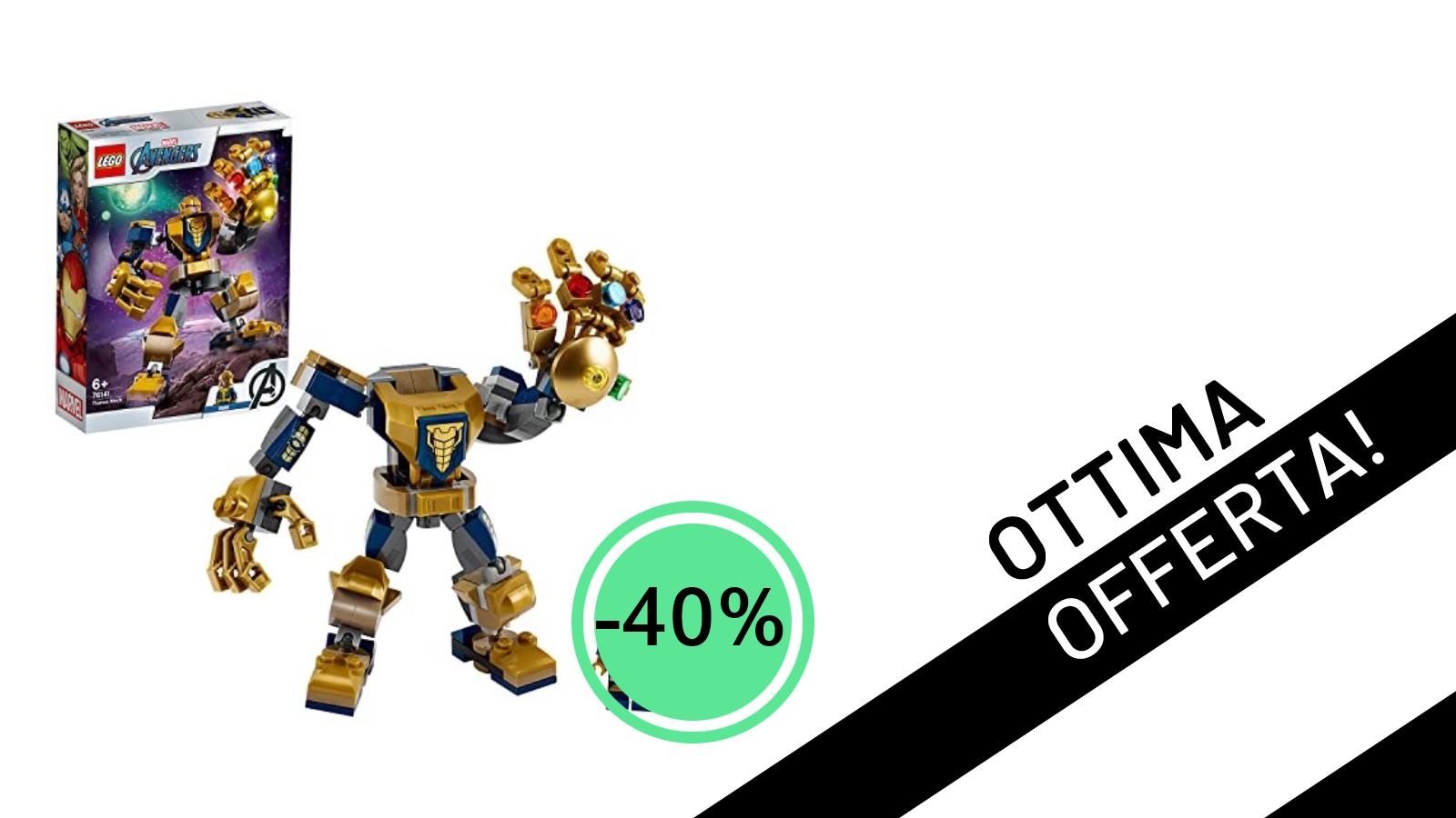 LEGO 76141 Super Heroes Mech Thanos Scontato del -40%: Solo 23,99€!