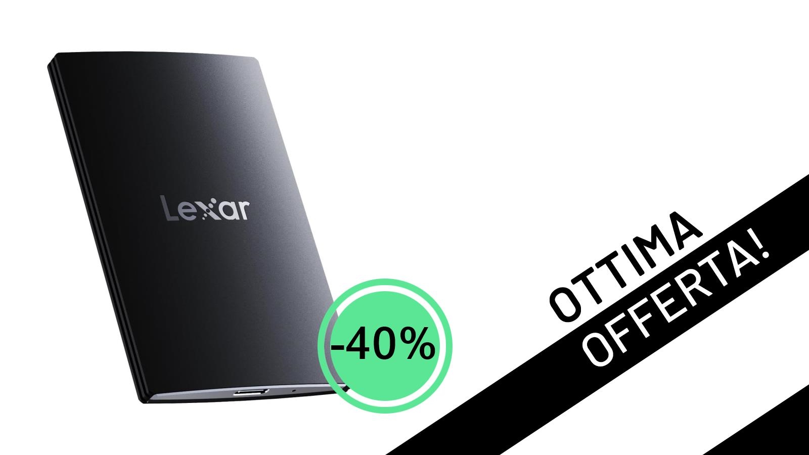 Lexar SL500 1TB SSD Esterno: Velocità Estrema e Sconto Shock del -40%!