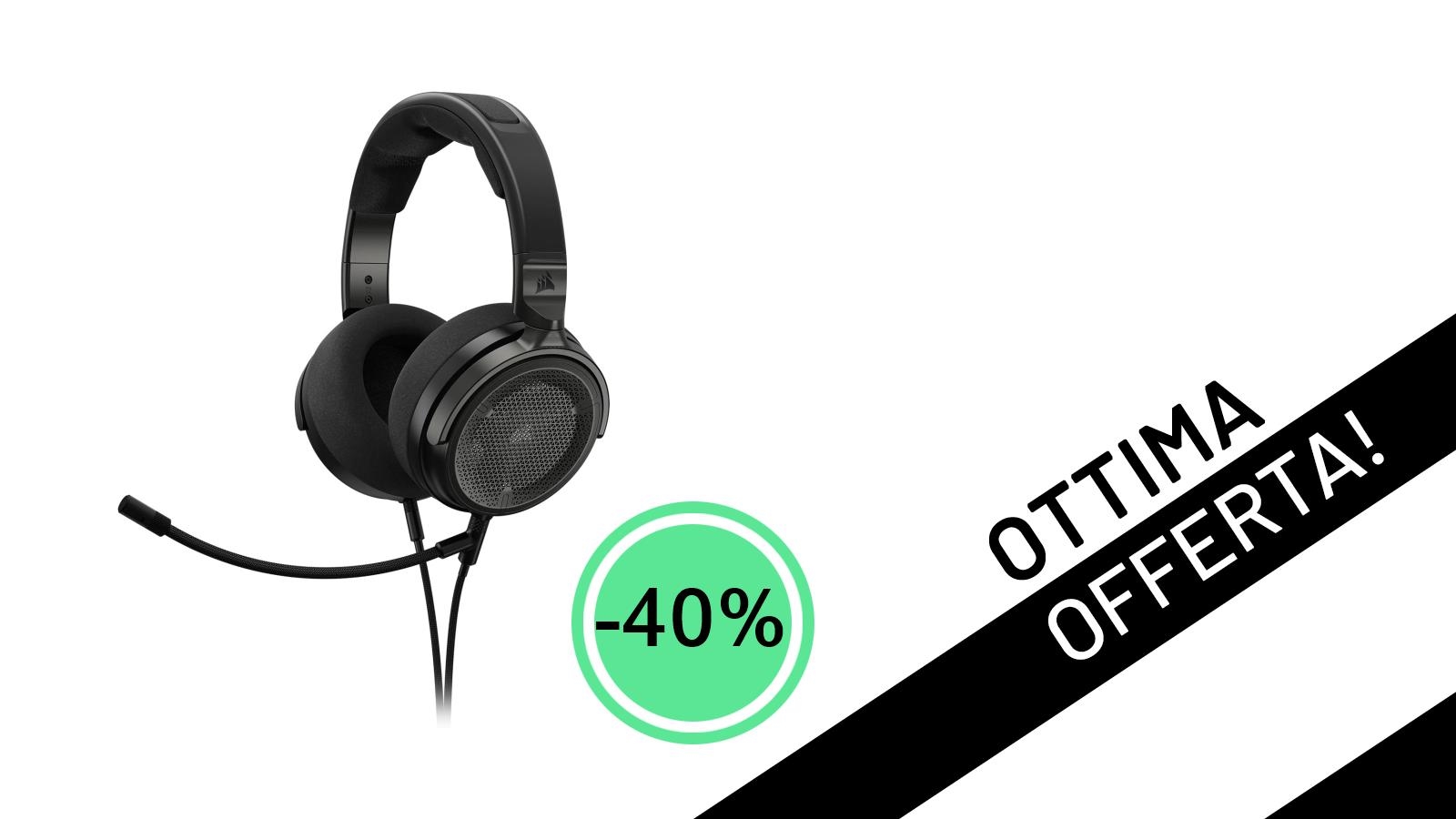 Cuffie Gaming Corsair Virtuoso PRO: l'offerta imperdibile con il 40% di sconto!