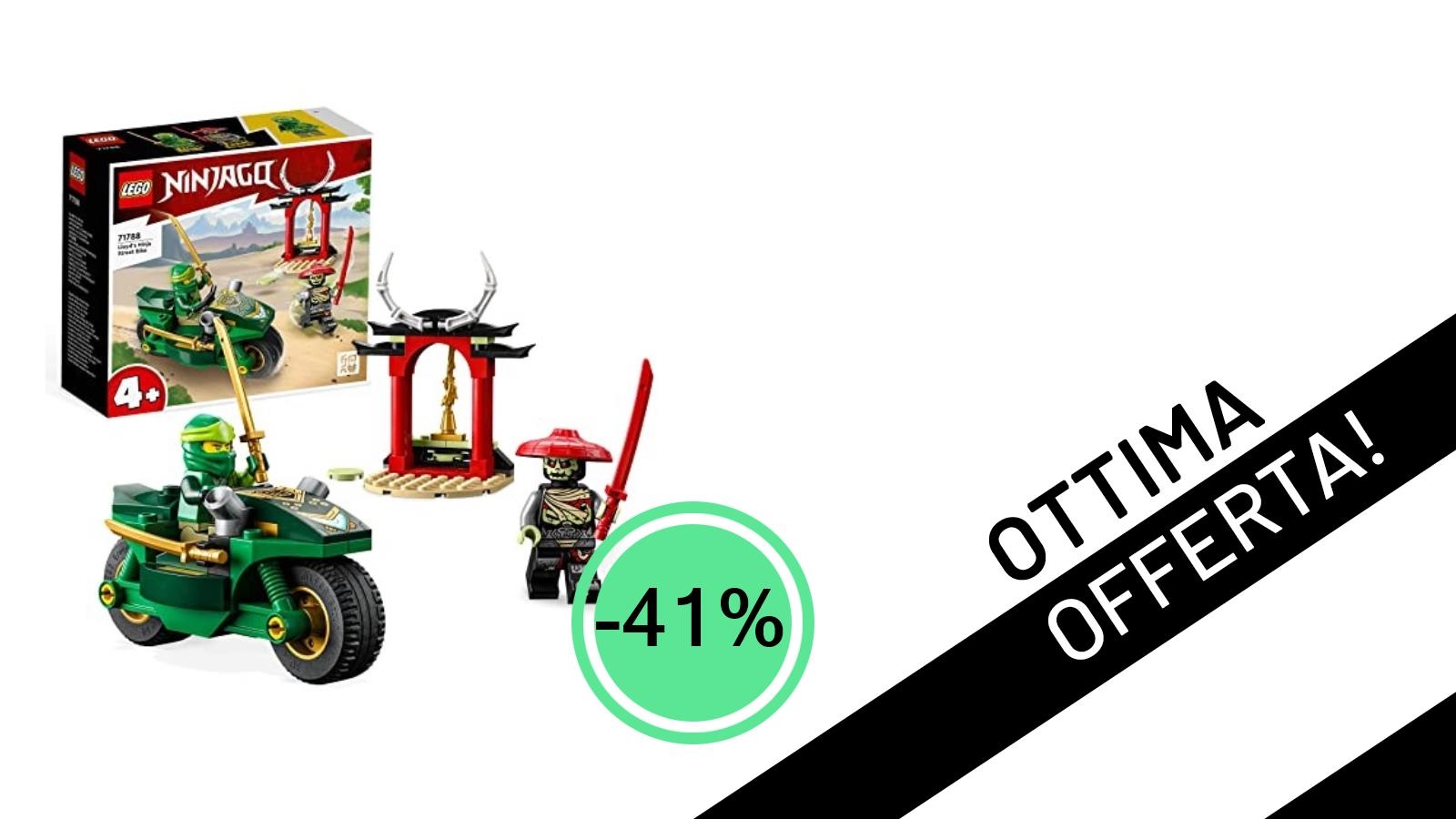 Affare Imperdibile! La Moto Ninja di Lloyd LEGO NINJAGO al 41% di Sconto: Solo 9,99€!