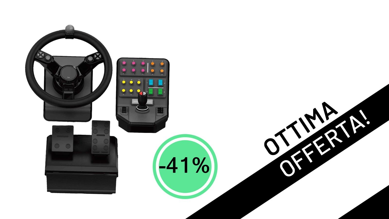 Affare Imperdibile: Il Logitech G Saitek Farm Sim Controller Scontato del 41%