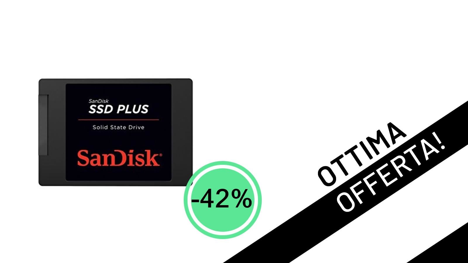 Rivoluziona il tuo PC: SanDisk SSD Plus 500GB a un prezzo incredibile!