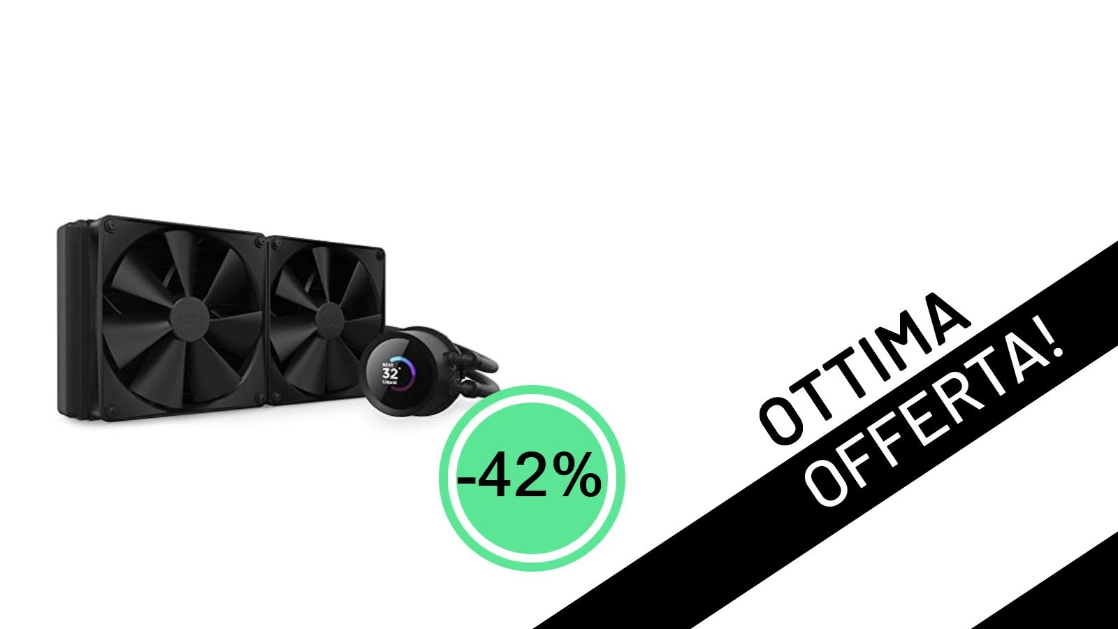 NZXT Kraken 280: Raffreddamento a liquido premium con uno sconto incredibile del -42%, a soli 98,90€!