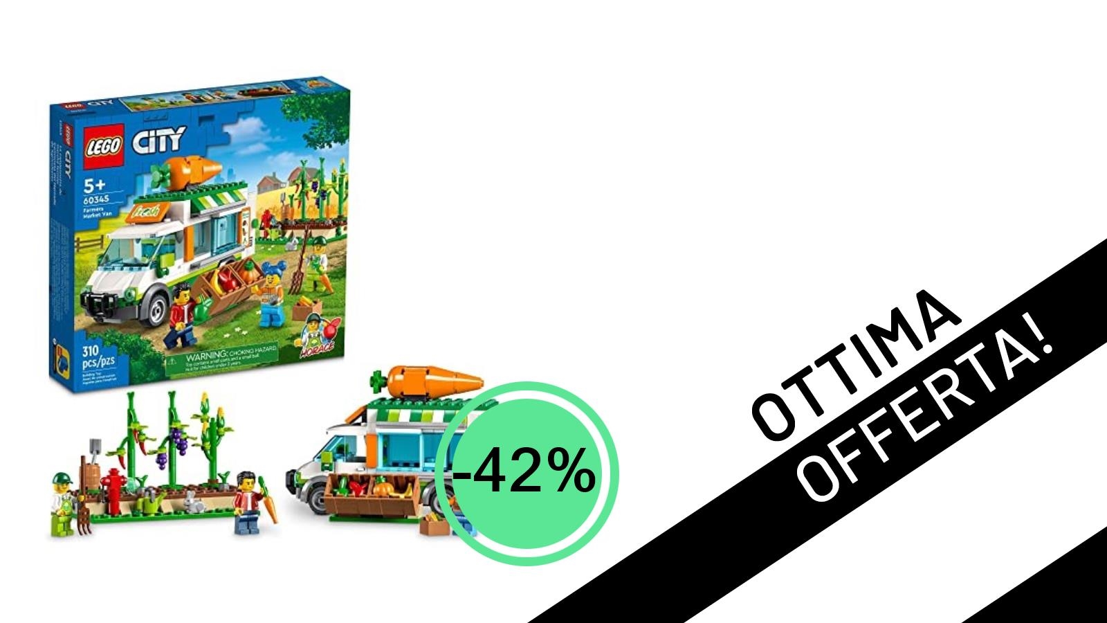 Offerta Imperdibile LEGO City: Il Furgone del Fruttivendolo al -42% su Amazon!