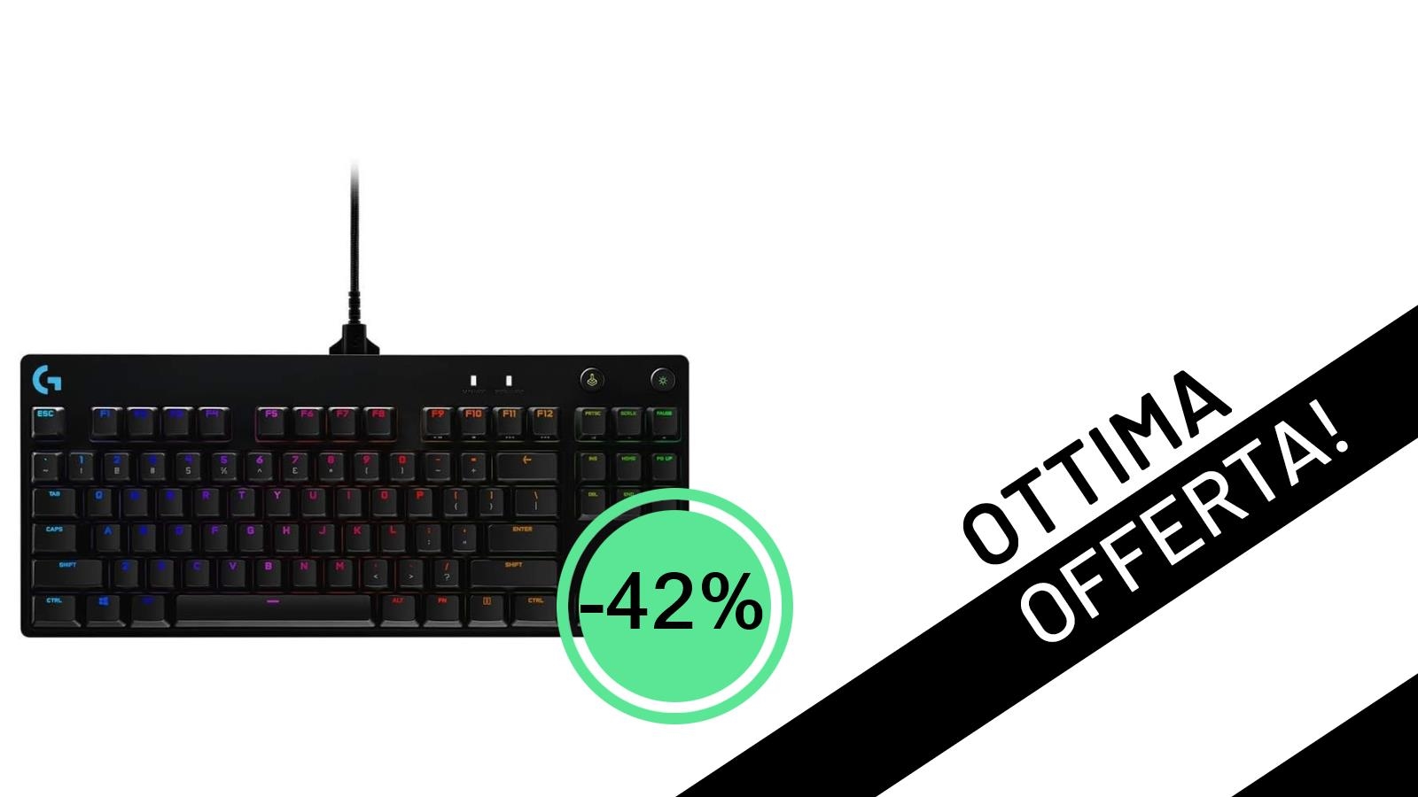 Logitech G PRO TKL: L'Eccellenza Gaming al 42% di Sconto, Solo 84,20€!