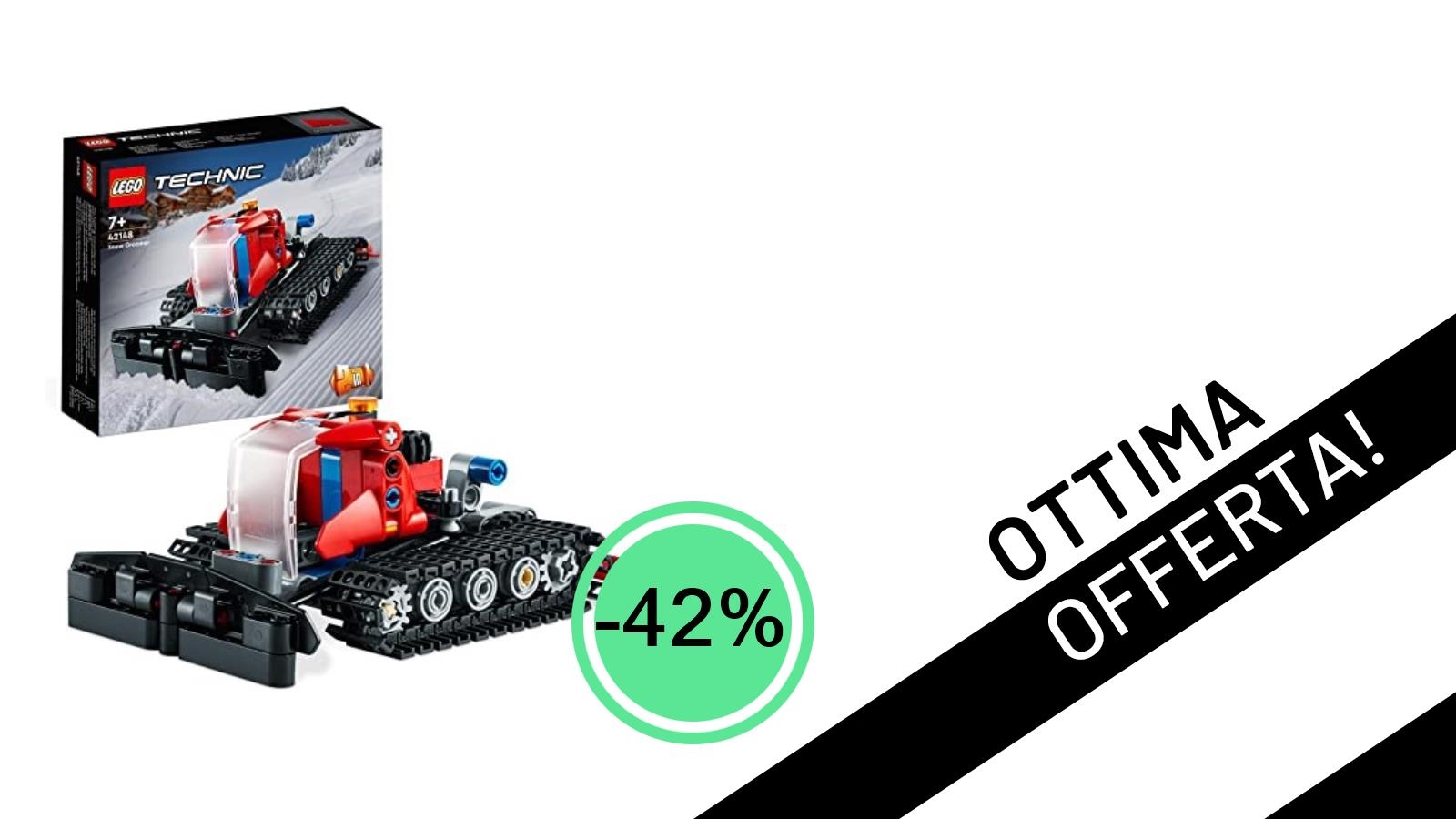 LEGO Technic Gatto delle Nevi: L'Avventura Invernale Scontata del 42% a Soli 11,29€!