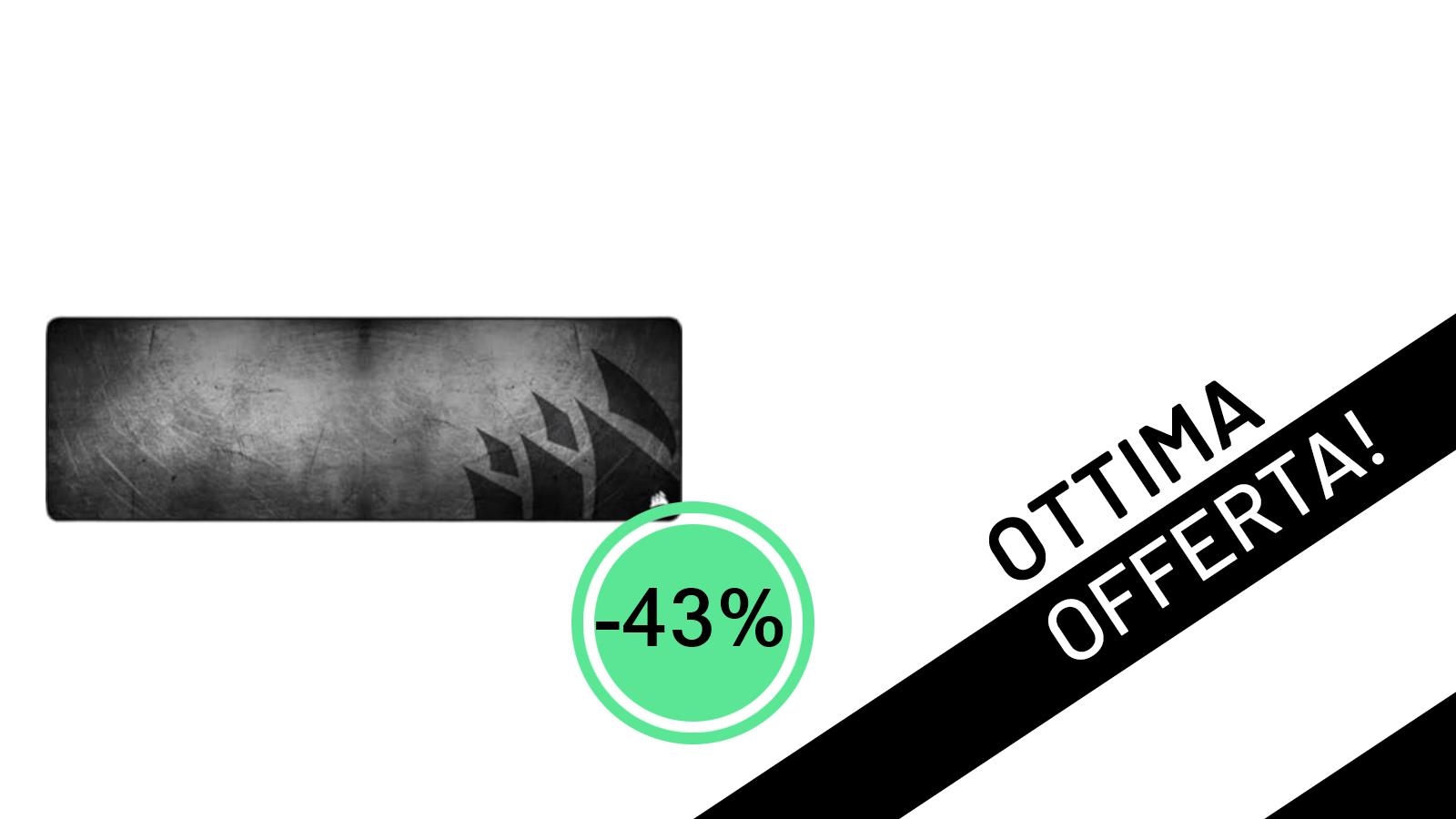 Un Affare Imperdibile: Il Tappetino Corsair MM300 PRO Scontato del -43% a Soli 19,99€!