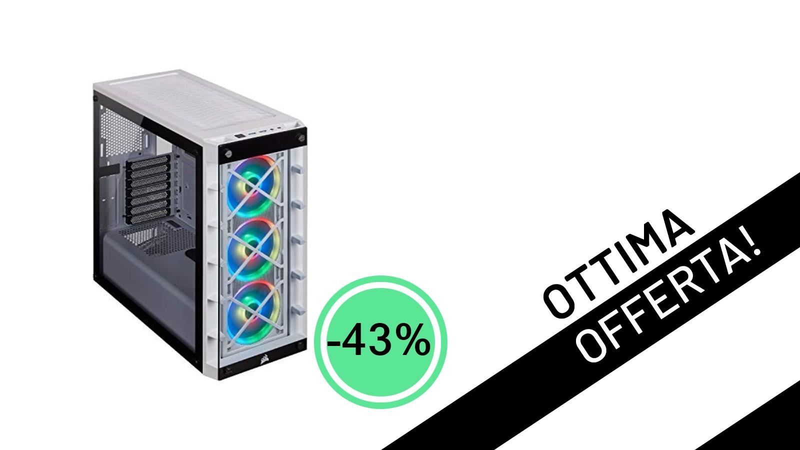 Corsair iCUE 465X RGB: Il Case Mid-Tower ATX da Sogno con il 43% di Sconto a Soli 99,94€!