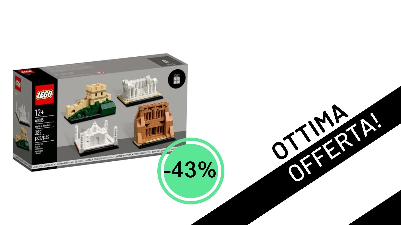 Offerta Imperdibile! Il Set LEGO 40585 - World of Wonders Scontato del 43% a Soli 30,45€!