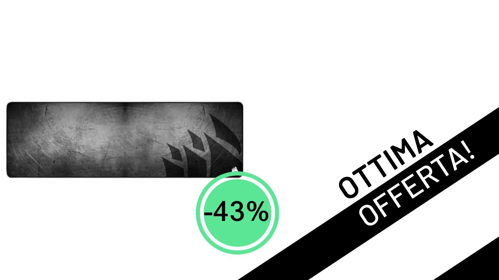 Un Affare Imperdibile: Il Tappetino Corsair MM300 PRO Scontato del -43% a Soli 19,99€!