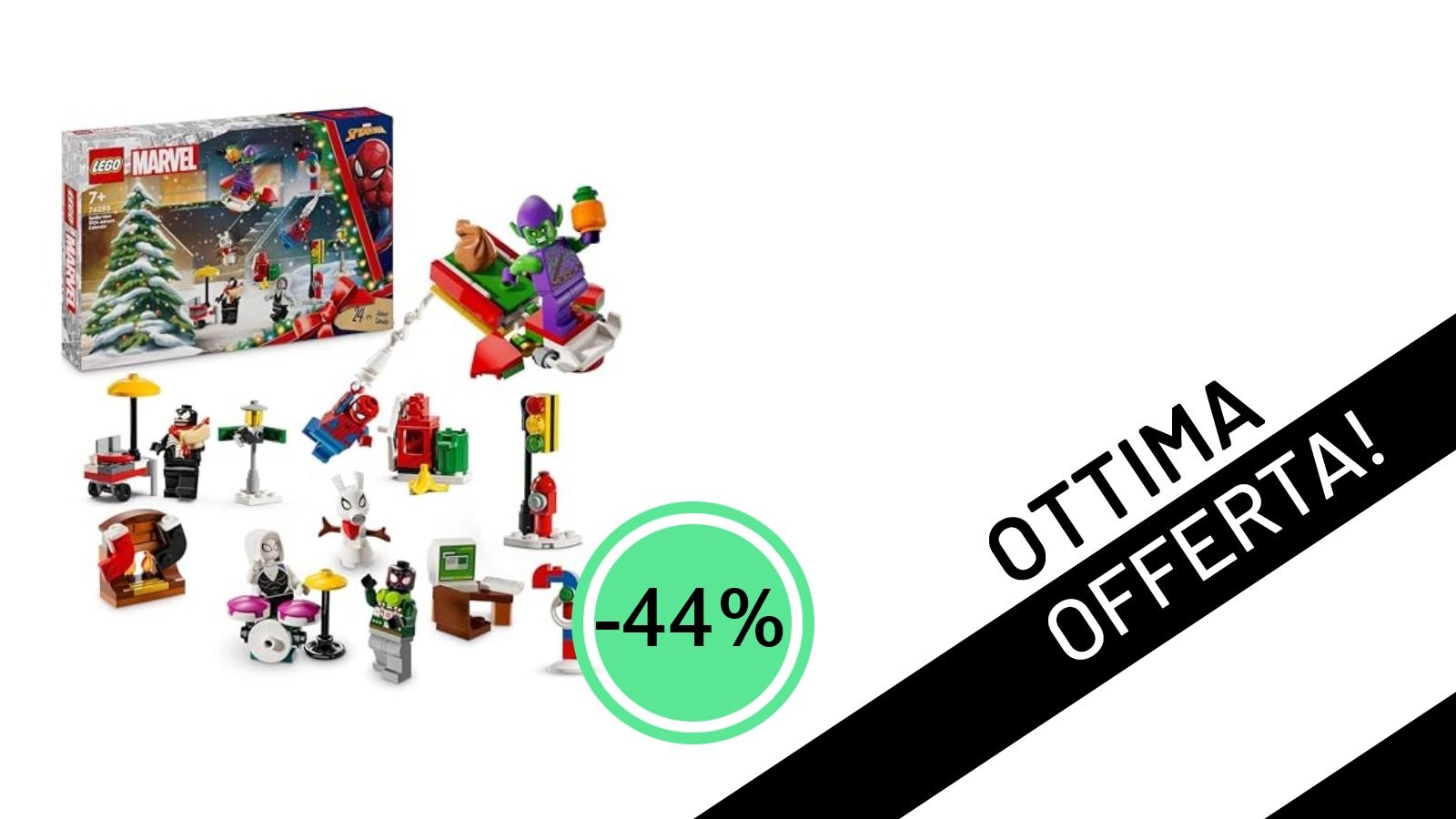 Offerta Imperdibile: LEGO Marvel Calendario dell’Avvento Spider-Man Scontato del 44% a Soli 19,69€!