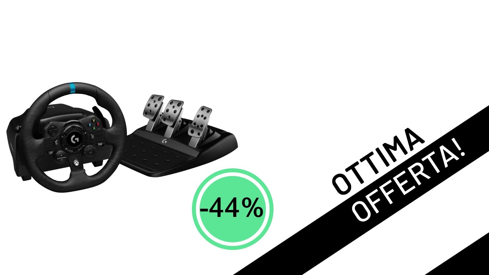 Sconto Pazzesco: il Volante Logitech G G923 TRUEFORCE per Xbox e PC crolla a soli 245,99€ con un -44%!
