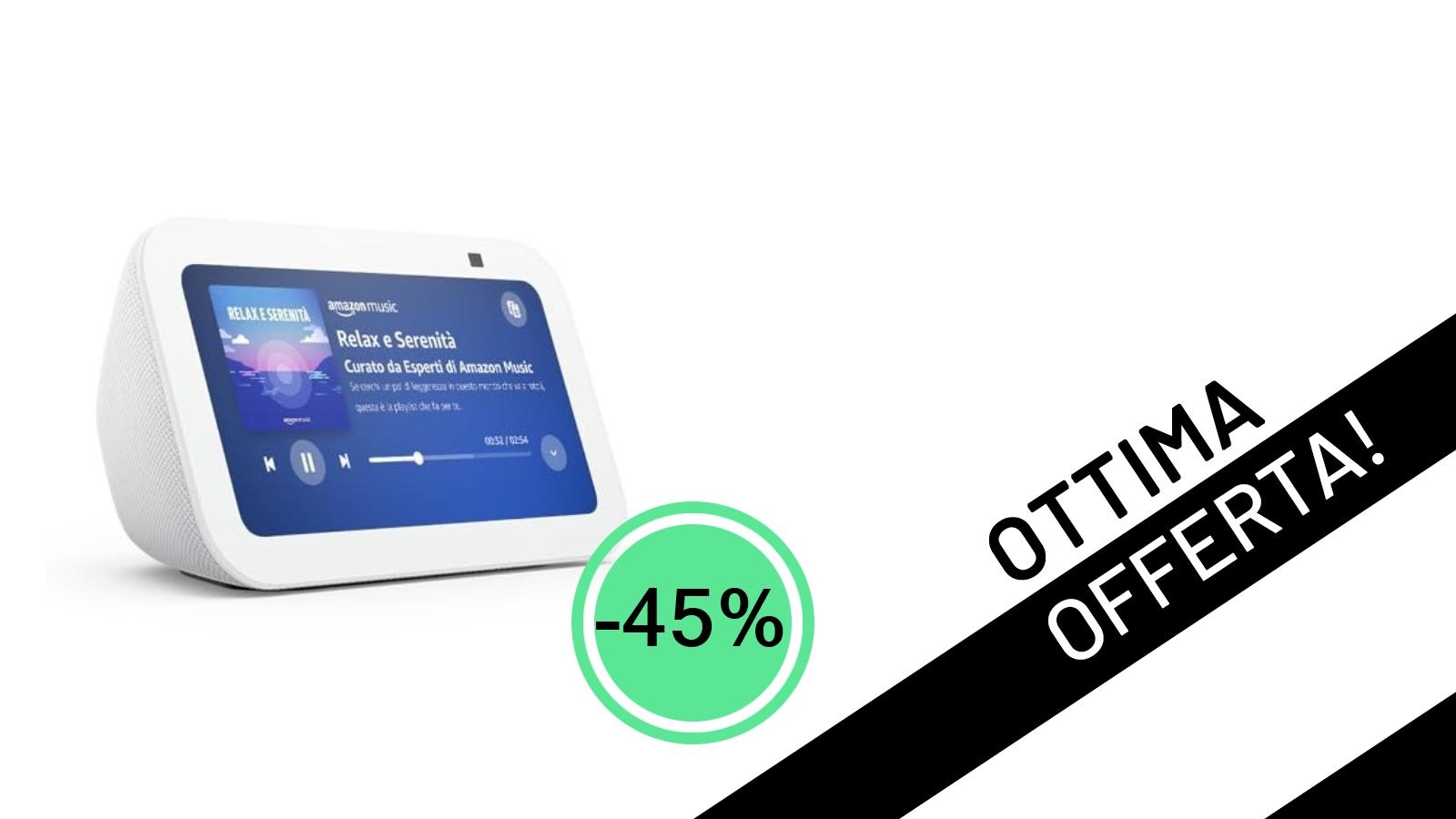 Echo Show 5 (Ultimo Modello) a un prezzo mai visto: -45% su Amazon!